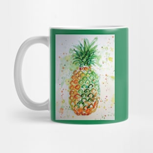 Pineapple Watercolor Painting - Funky Cool Mug
